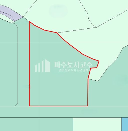 경기 파주시 하지석동 하지석동 산업존 임야 674평 공장허가 토목완료 40피트 하수직관 매매 매물번호 10887 사진 2