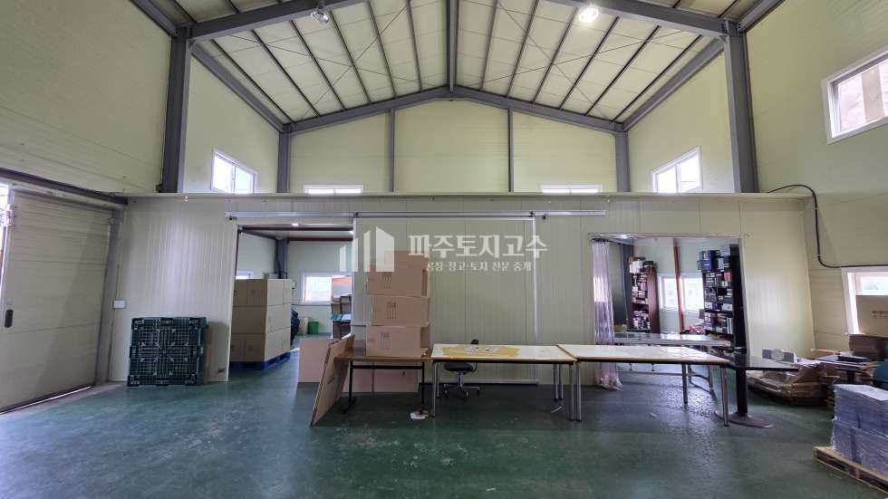 경기 파주시 월롱면 덕은리 1,2동 덕은리 창고 54평 2동 내부사무실 층고9 대형차 민원무 월세 매물번호 11254 사진 12