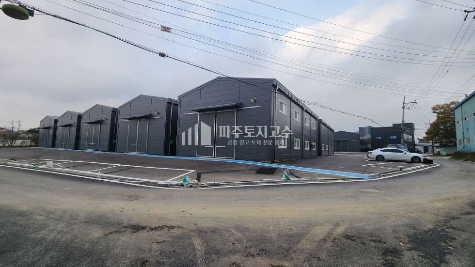 경기 파주시 연다산동 가,나동 연다산동 신축 창고 56평 2동 층고7.4 40피트 넓은마당 월세 매물번호 10393 사진 1