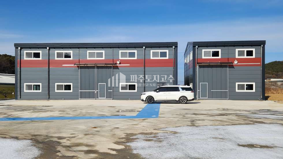경기 파주시 탄현면 금승리 탄현면 신축 창고 84평 매매 층고8 단독마당 40피트 민원무 매매 매물번호 10656 사진 1