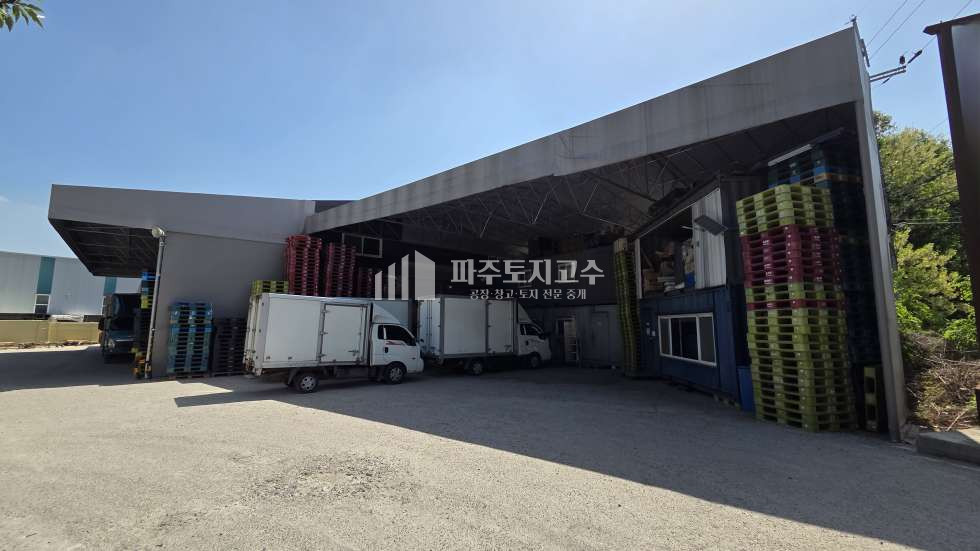 경기 파주시 조리읍 오산리 2동 오산리 공장 150평+가설100평 층고8.7 전력25kw 내부사무실 40피트 민원무 월세 매물번호 10054 사진 5