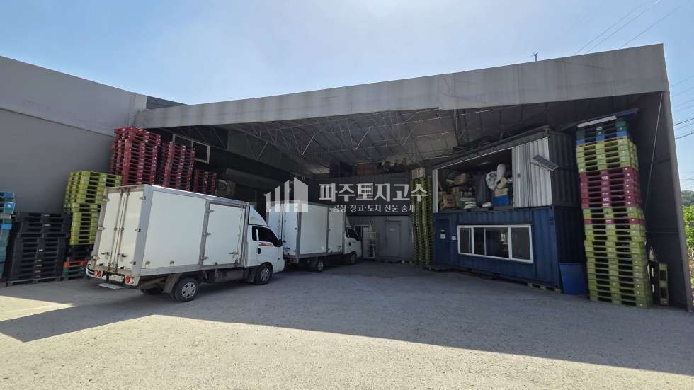 경기 파주시 조리읍 오산리 2동 오산리 공장 150평+가설100평 층고8.7 전력25kw 내부사무실 40피트 민원무 월세 매물번호 10054 사진 6